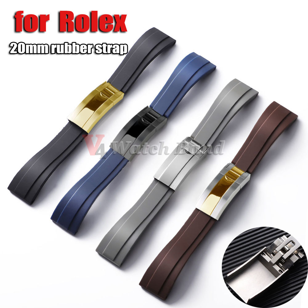 Rolex Watch Submariner - High Quality Silicone Watch Band 20mm