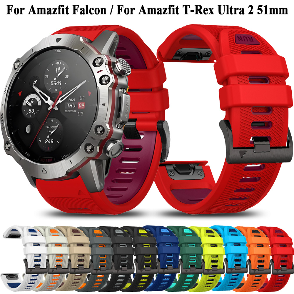 Silicone Watch Band 22Mm - Silicone Watch Band For Amazfit Falcon