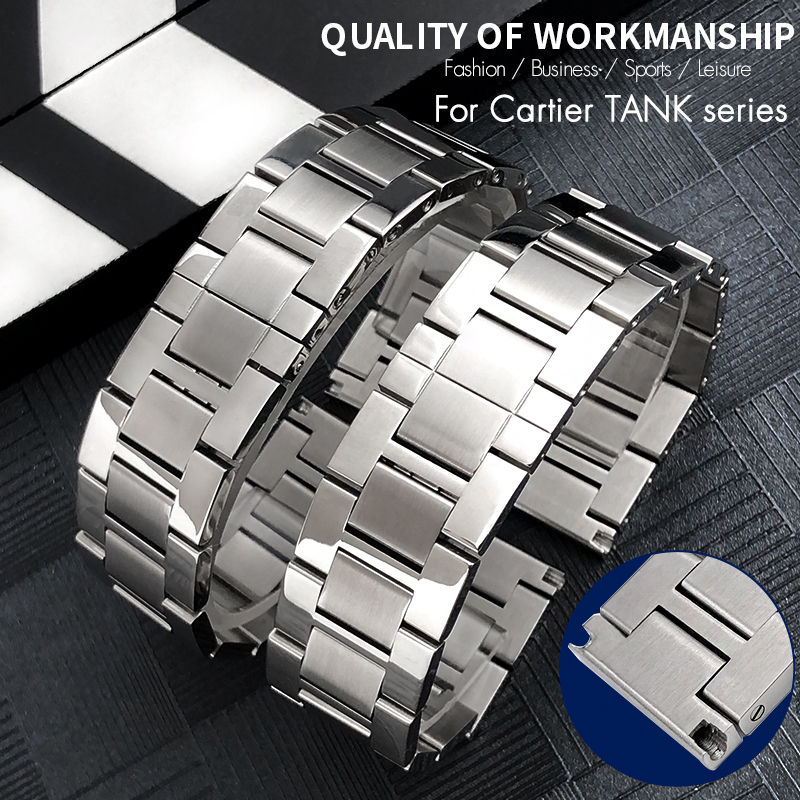 Cartier Watch Tank - Quality 316L Stainless Steel Watchband 20.5mm