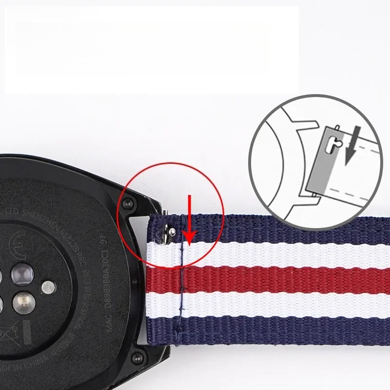 Nylon Watch Strap 20mm 22mm Qu - Canvas Strap Watch recension och pris