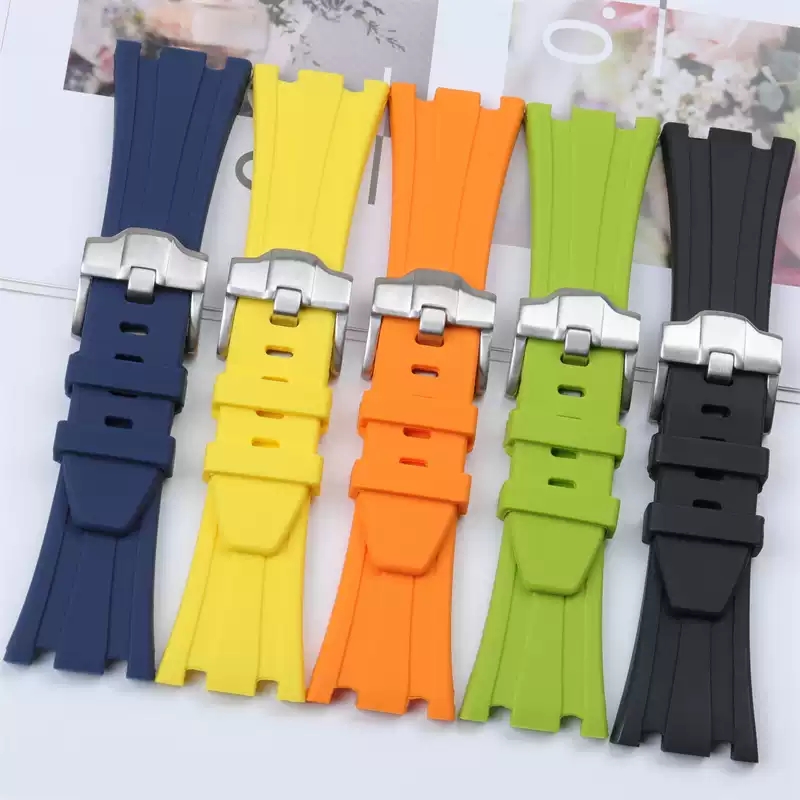 28mm Silicone Watchband for AP - Audemars Piguet Watch Royal Oak Offshore recension och pris