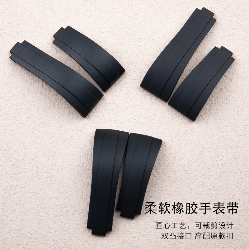 Rubber Short Buckle Watchband  - Rolex Watch Submariner recension och pris