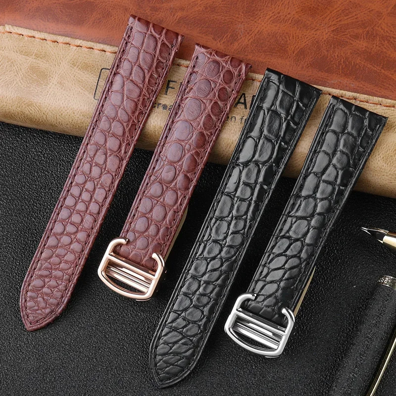 Crocodile Watchband 16 18 20 2 - Cartier Watch Tank recension och pris