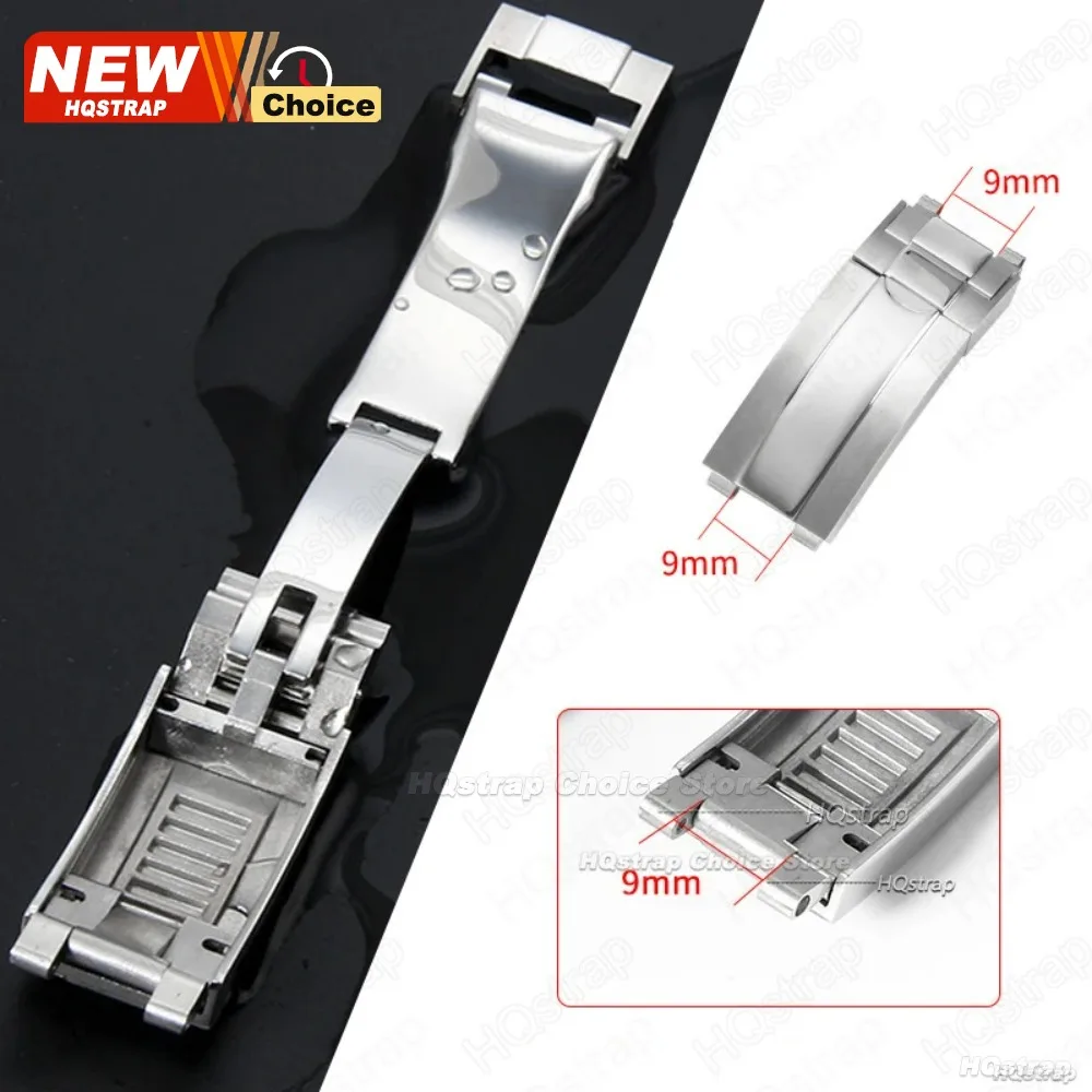 9mmx9mm Folding Buckle for Rol - Rolex Watch Daytona recension och pris
