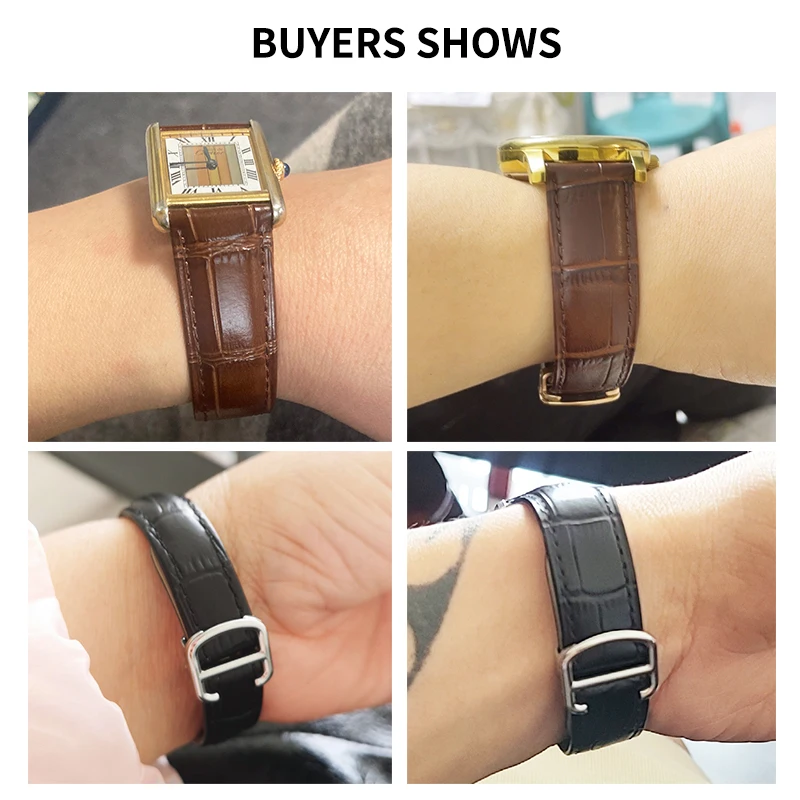 For Cartier 18 20 22 23mm Watc - Cartier Watch Tank recension och pris