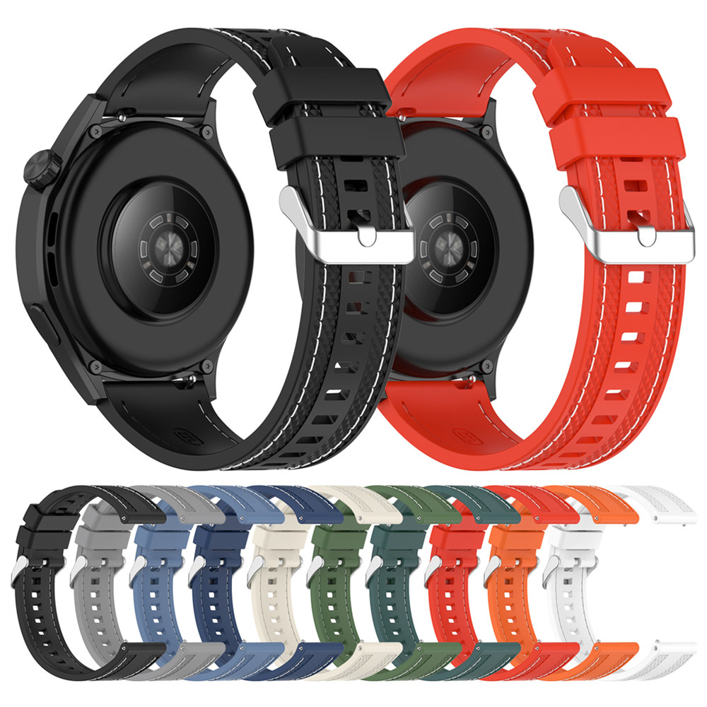 22mm Stitching silicone univer - Silicone Watch Band 22Mm recension och pris