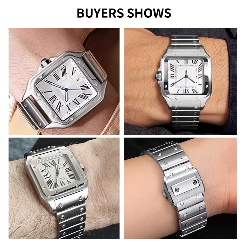 23mm High-Quality Stainless St - Cartier Watch Tank recension och pris