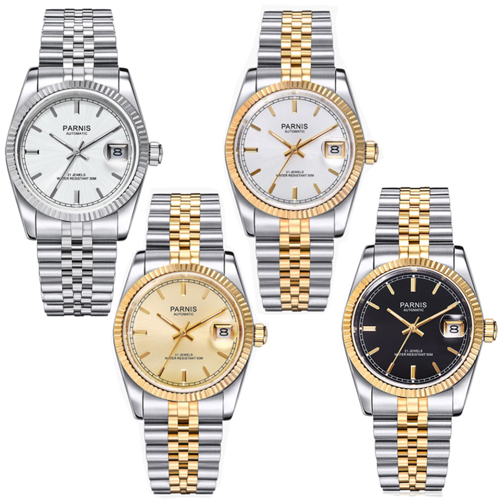 Parnis 36mm Mens Automatic Wat - Rolex Watch Datejust recension och pris