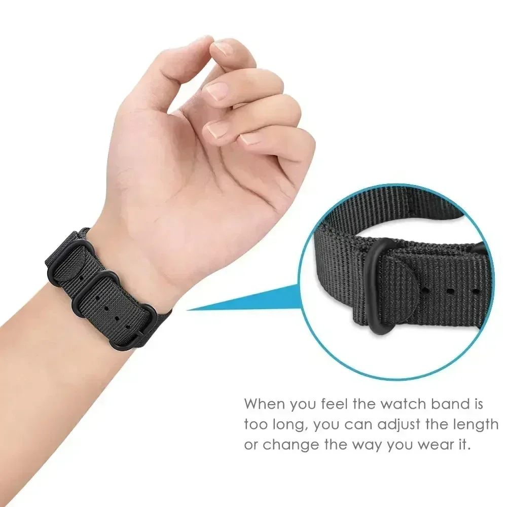 Canvas Nylon Strap for Garmin  - Canvas Strap Watch recension och pris