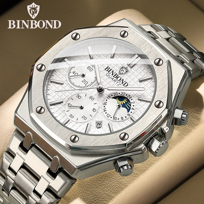 BINBOND Quality Men Watch Luxu - Rolex Watch Daytona recension och pris