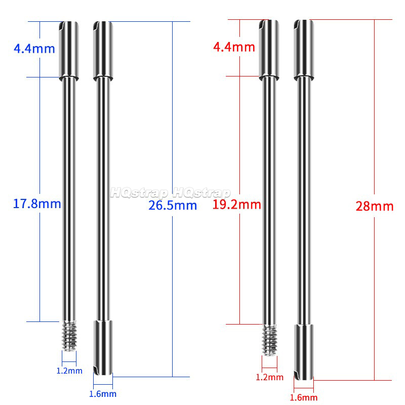 2pcs Stainless Steel Screw Pin - Audemars Piguet Watch Royal Oak recension och pris