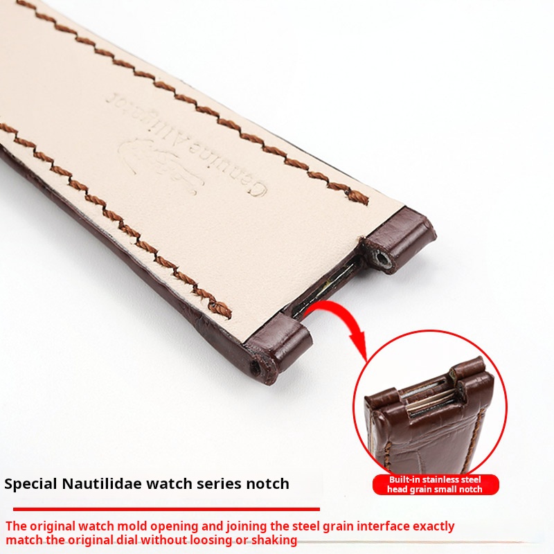 Crocodile Watchband Metal Head - Patek Philippe Watch Nautilus recension och pris