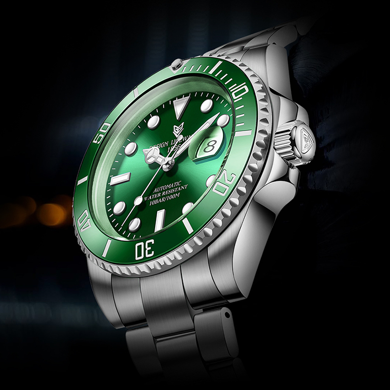 2025 LIGE New Watch Men Automa - Rolex Watch Submariner recension och pris