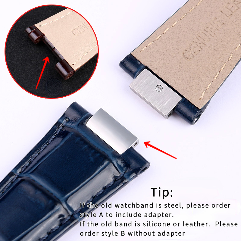 25X13mm notch Genuine Leather  - Patek Philippe Watch Nautilus recension och pris
