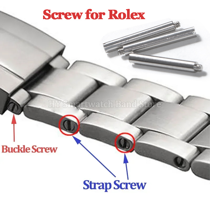 Stainless Steel Strap Screw fo - Rolex Watch Daytona recension och pris