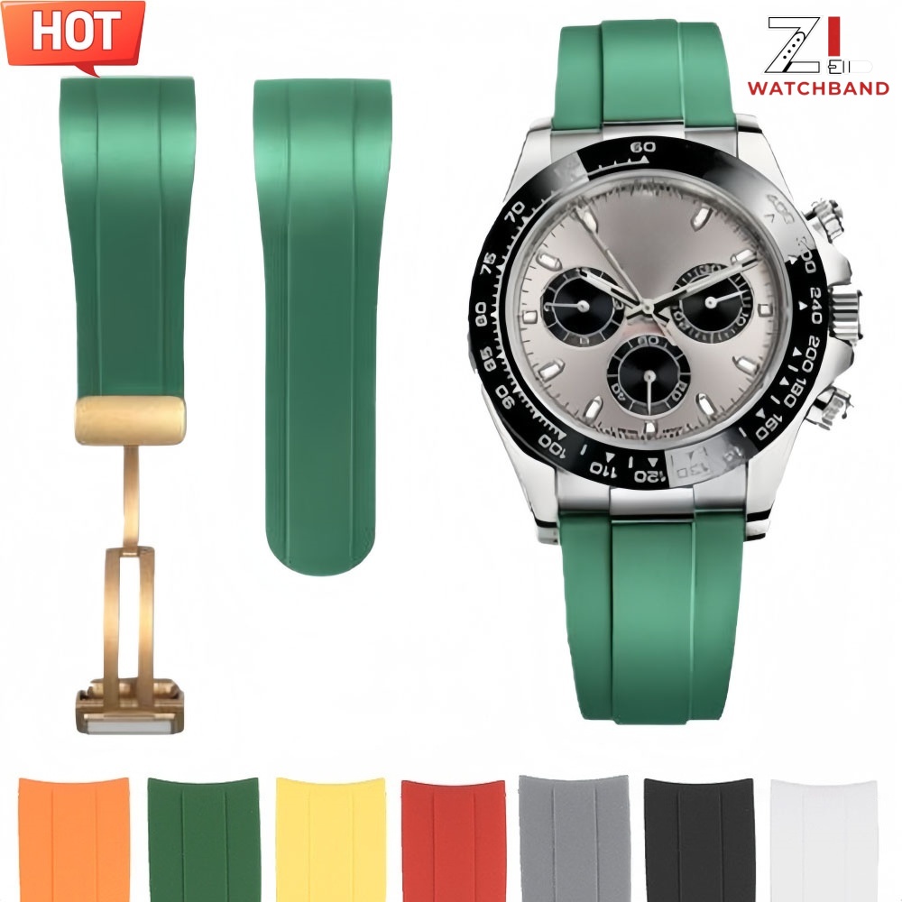 for Rolex 22mm Rubber Strap Su - Rolex Watch Submariner recension och pris
