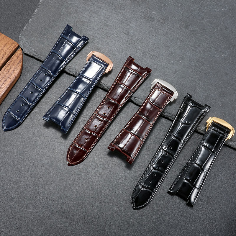 Genuine Leather Watchband For  - Omega Watch Constellation recension och pris