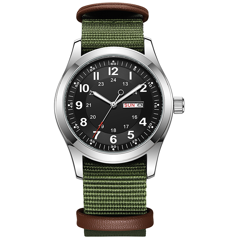 2026 Men's 42mm Watch Glow in  - Canvas Strap Watch recension och pris