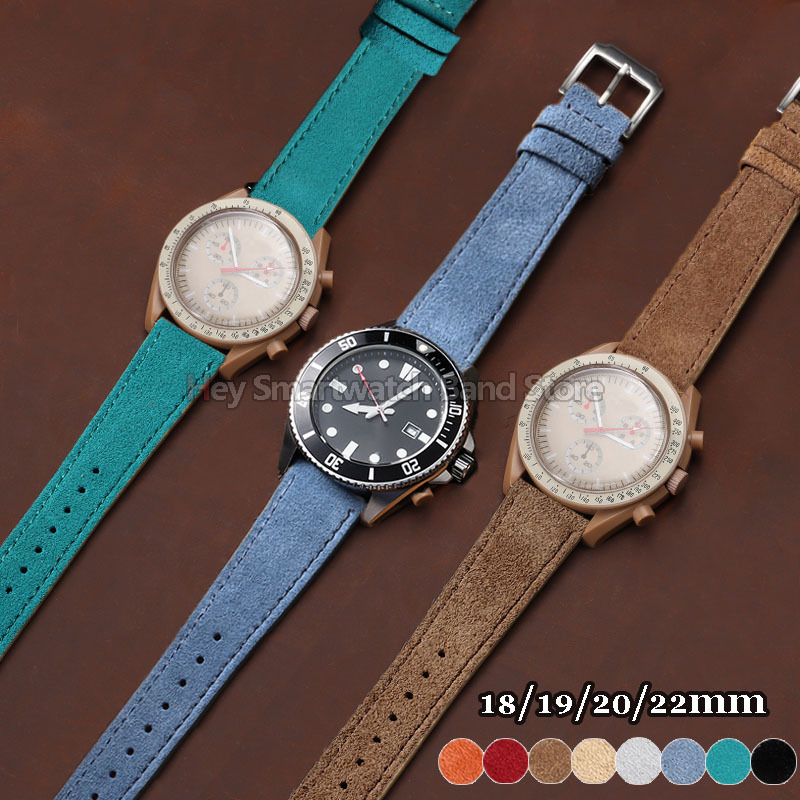 Vintage Suede Leather Strap 18 - Suede Strap Watch recension och pris