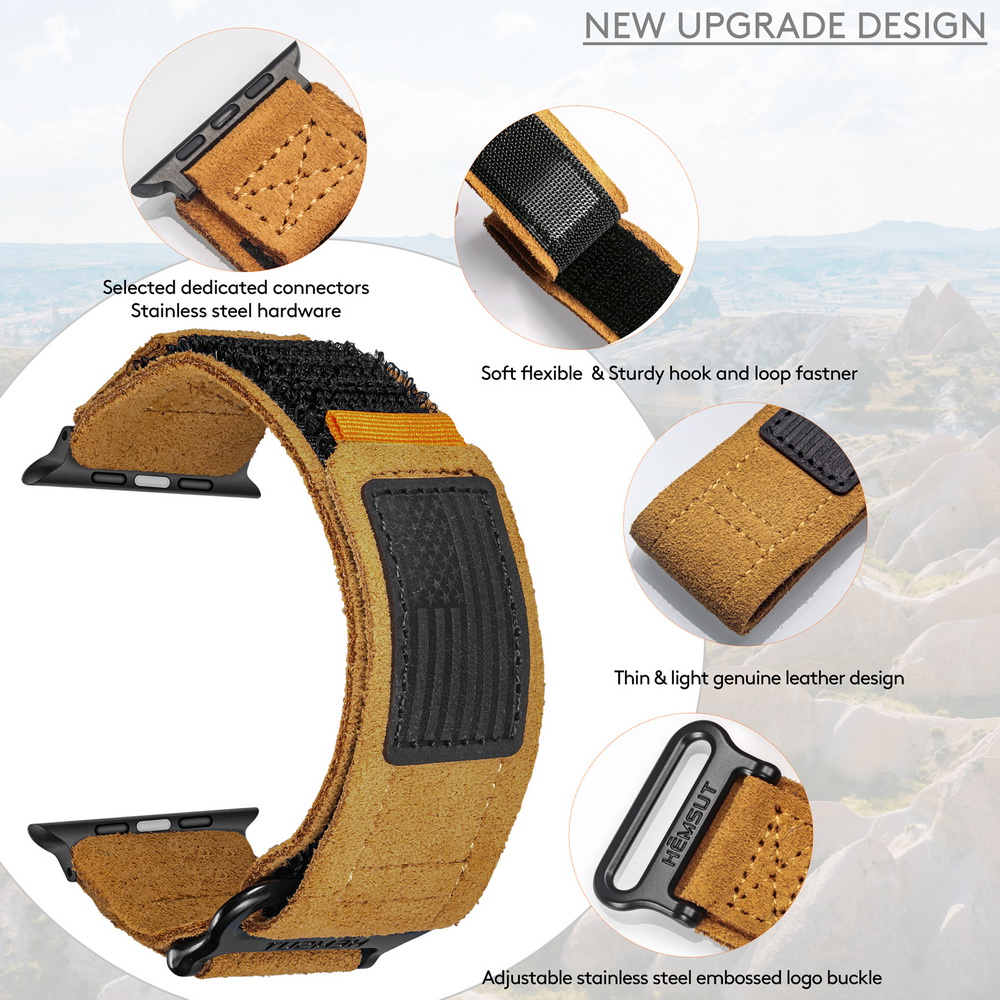 For Apple Se10 Watch Band 42 4 - Suede Strap Watch recension och pris