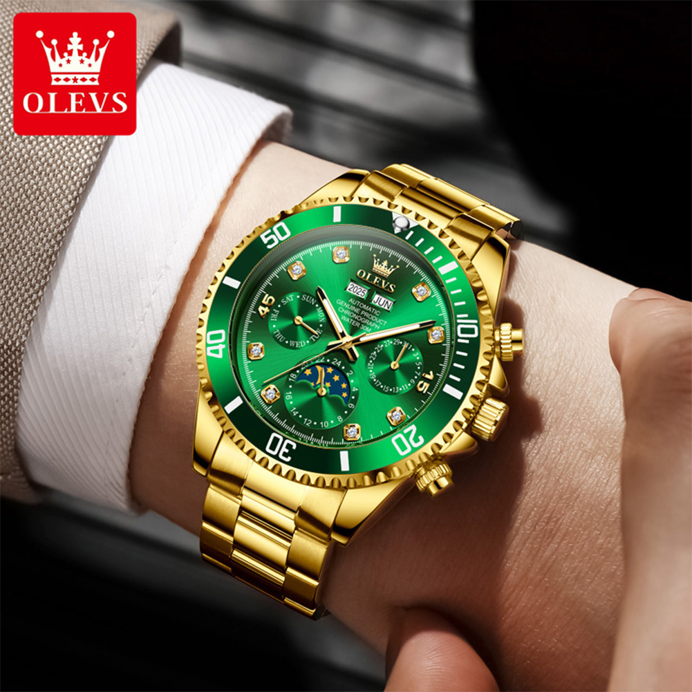 OLEVS 6729 Automatic Watch Man - Rolex Watch Datejust recension och pris