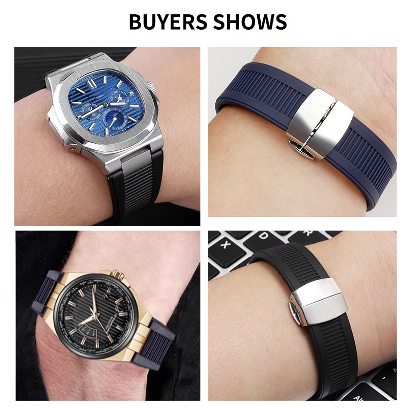 Silicone Watch Strap For Patek - Patek Philippe Watch Nautilus recension och pris