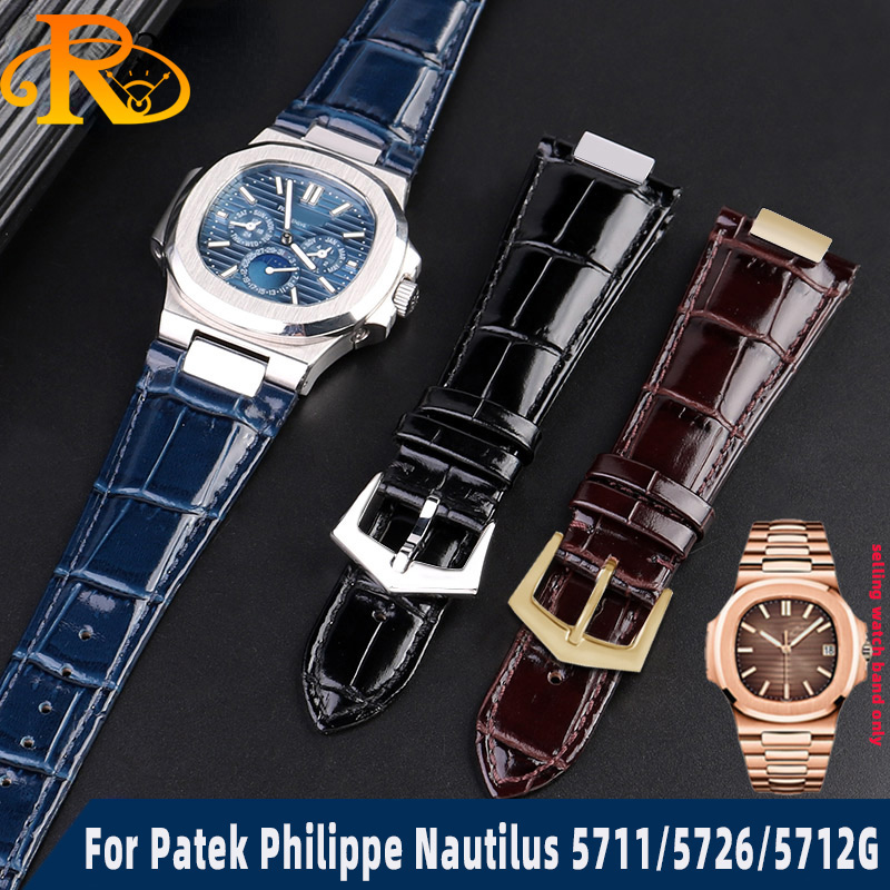 25X13mm notch Genuine Leather  - Patek Philippe Watch Nautilus recension och pris
